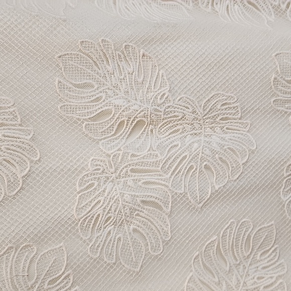 205 Ann Taylor Loft Cream Embroidered Tropical Dress - Picture 2 of 2